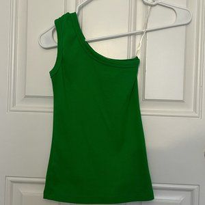 Green Off-The-Shoulder Tank